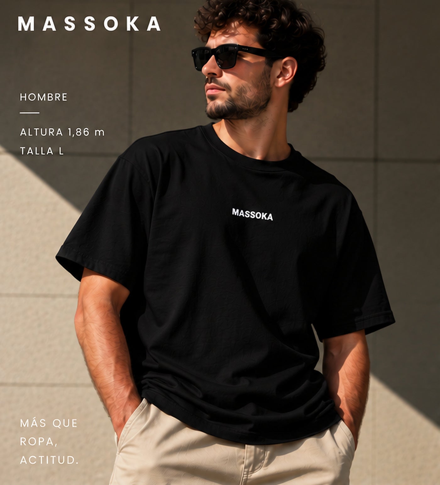 BASE FULL MASSOKA [NEGRO] — Hombre