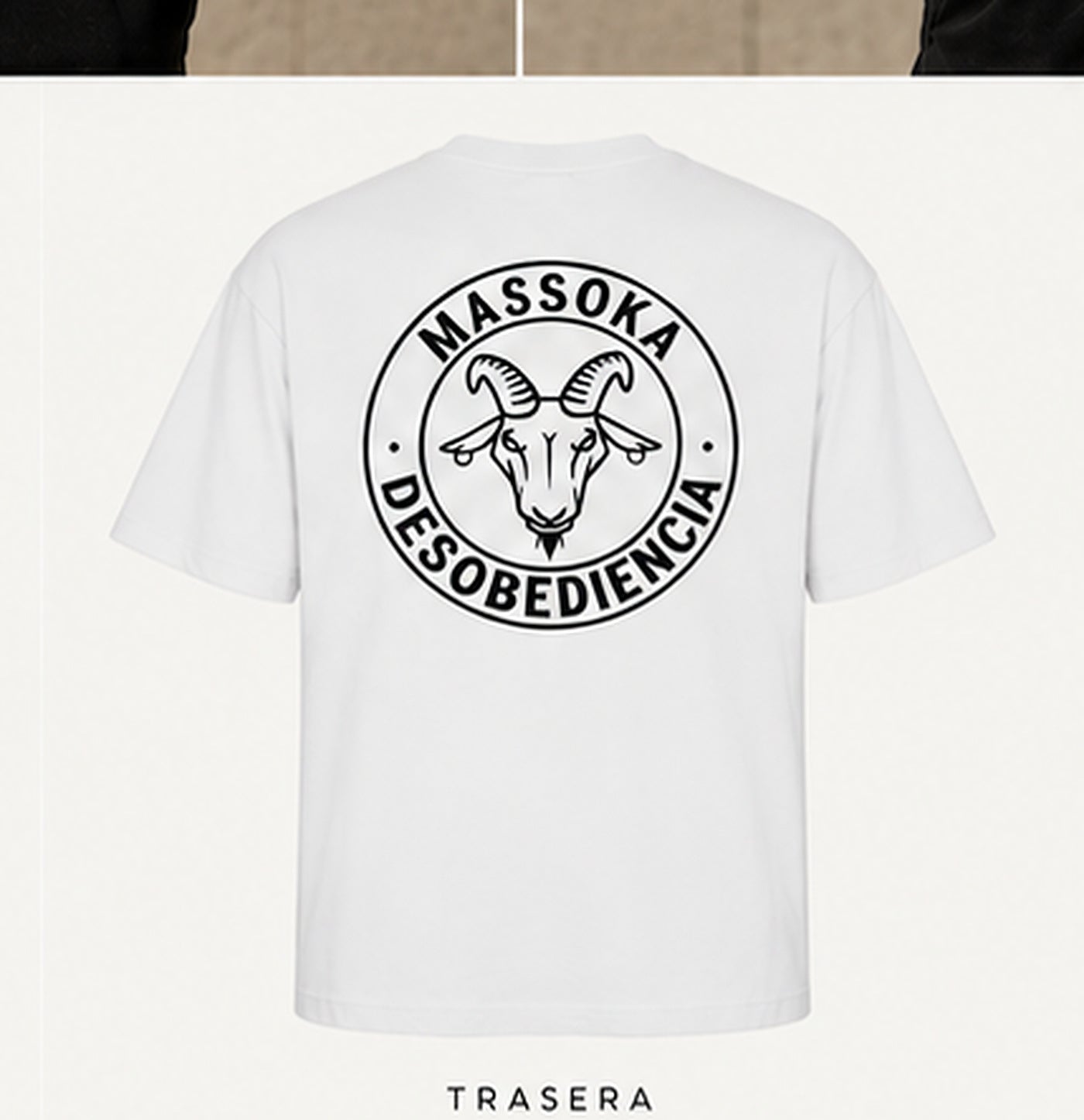 ORIGEN DESOBEDIENCIA [BLANCO] — Trasera