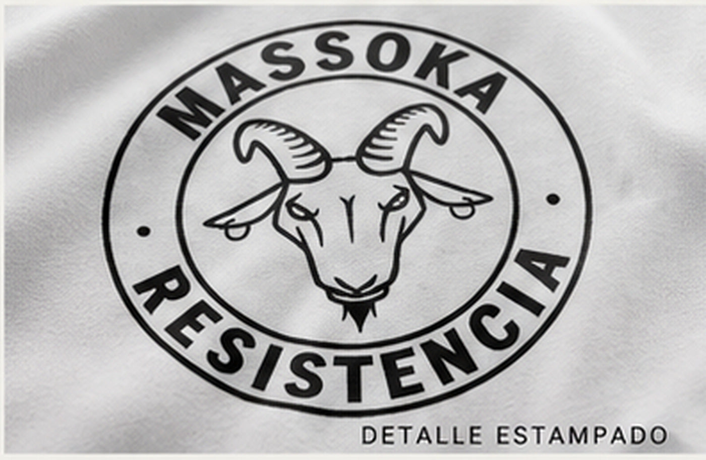 ORIGEN RESISTENCIA [BLANCO] — Detalle del estampado