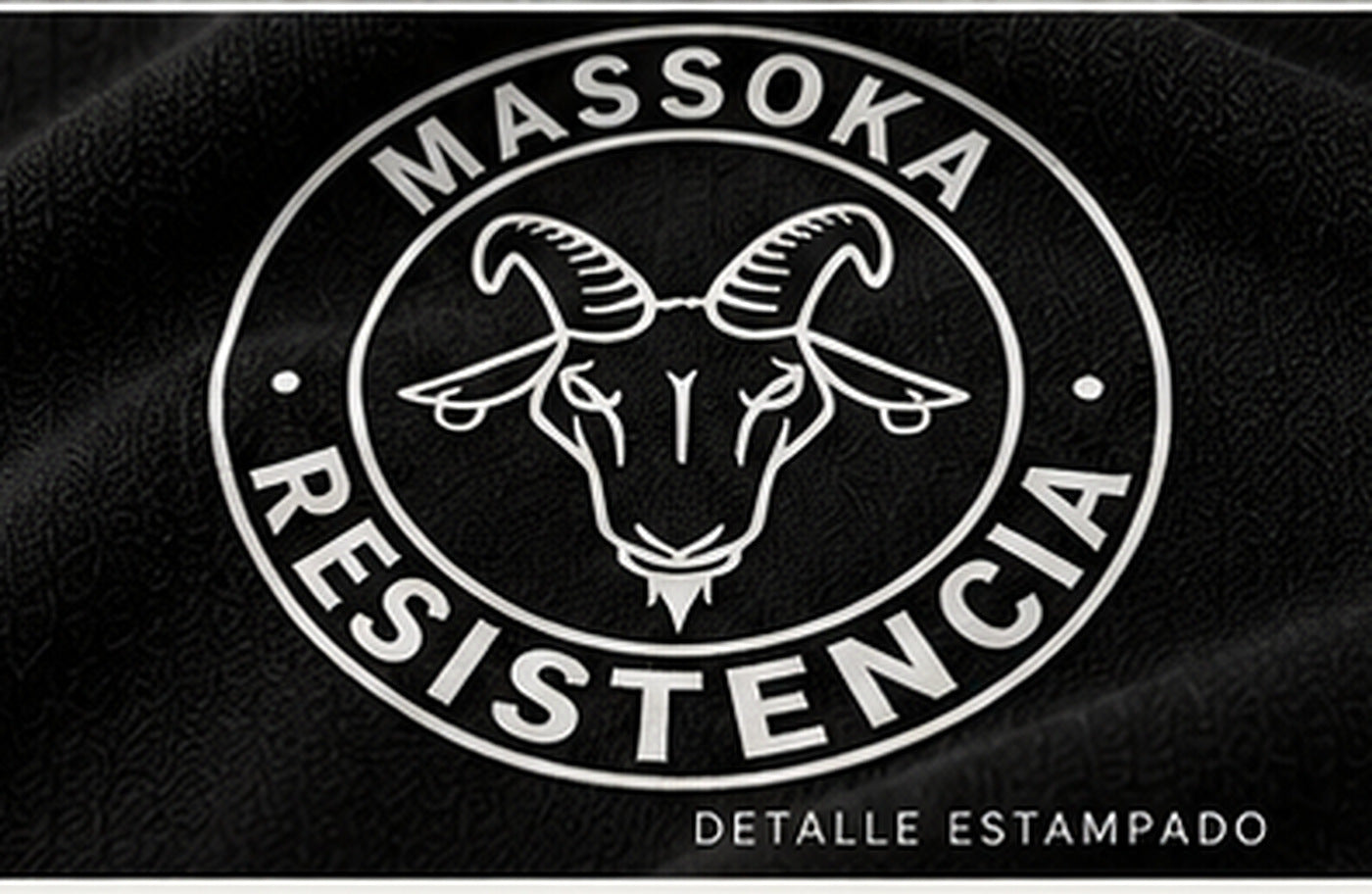 ORIGEN RESISTENCIA [NEGRO] — Detalle del estampado