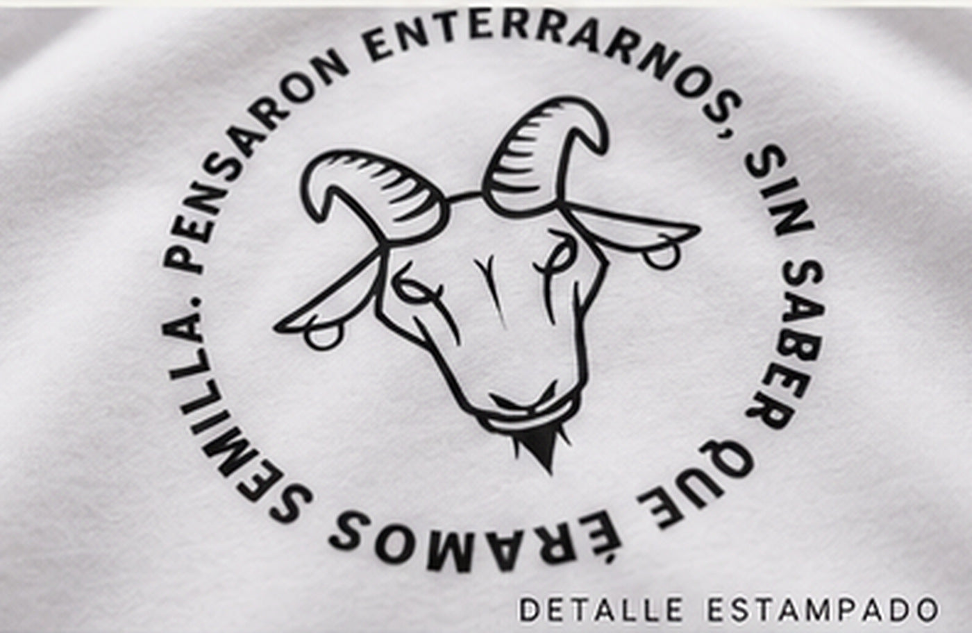 SEMILLA [BLANCO] — Detalle del estampado