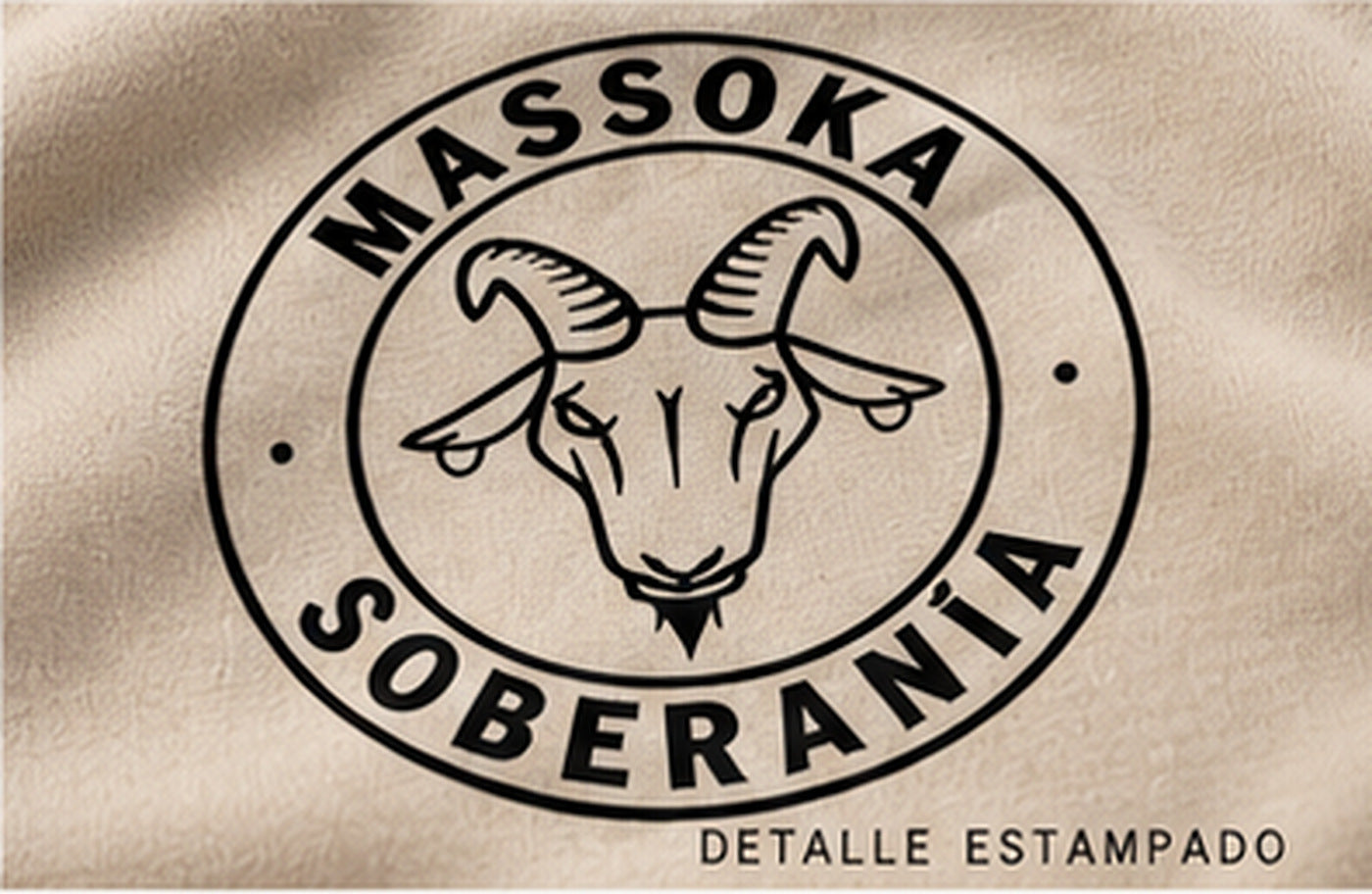 ORIGEN SOBERANÍA [ARENA] — Detalle del estampado