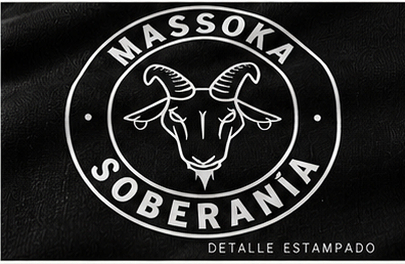 ORIGEN SOBERANÍA [NEGRO] — Detalle del estampado