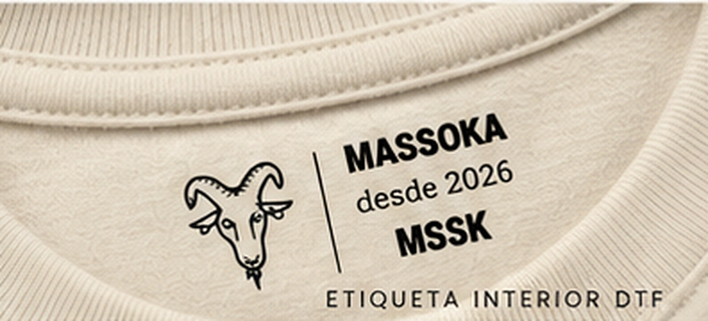MASSOKA VERTICAL [ARENA] — Detalle de etiqueta